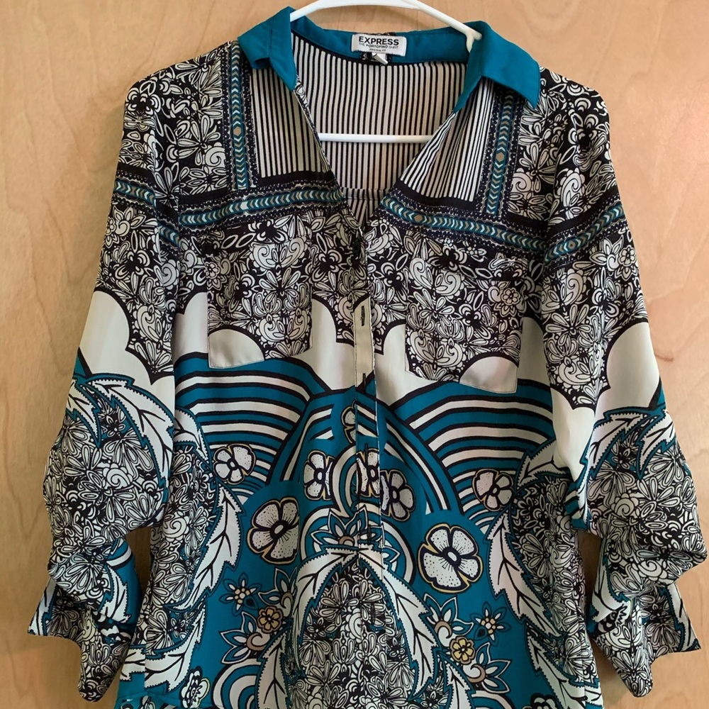 Express original fit portfino shirt